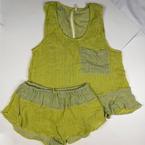 Free People Multicolor Striped Set